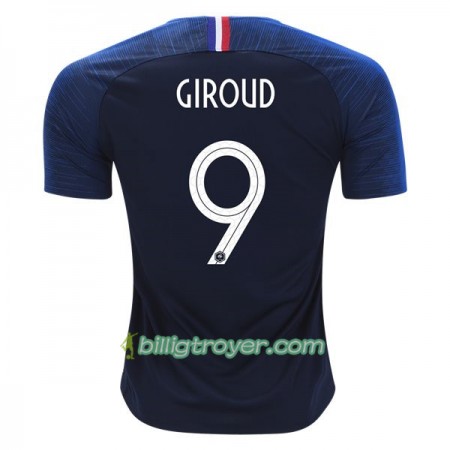 Billige Fotballdrakter Frankrike Giroud 9 VM 2018 Hjemmedraktsett